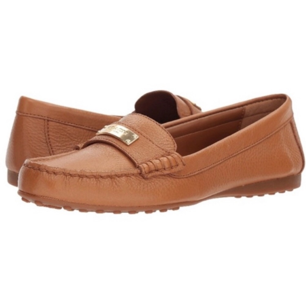 NWOT Coach Fredrica Brown Leather Loafers